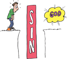 Sin separates us from god