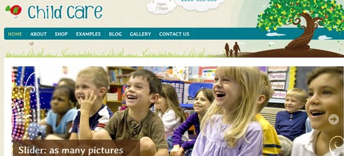 Baby WordPress theme