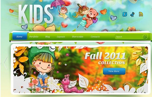 Kids WordPress theme