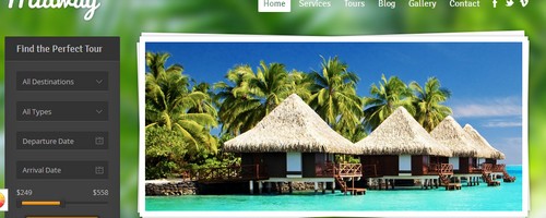 Travel Agency WordPress Template