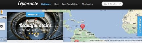 Travel - explorable WordPress