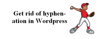 hyphenation in WordPress