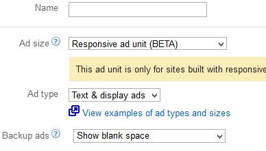 Responsive Ad Unit with Google