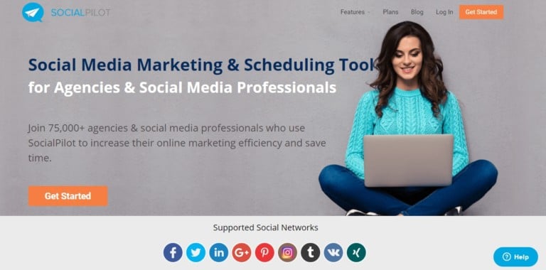 SocialPilot website