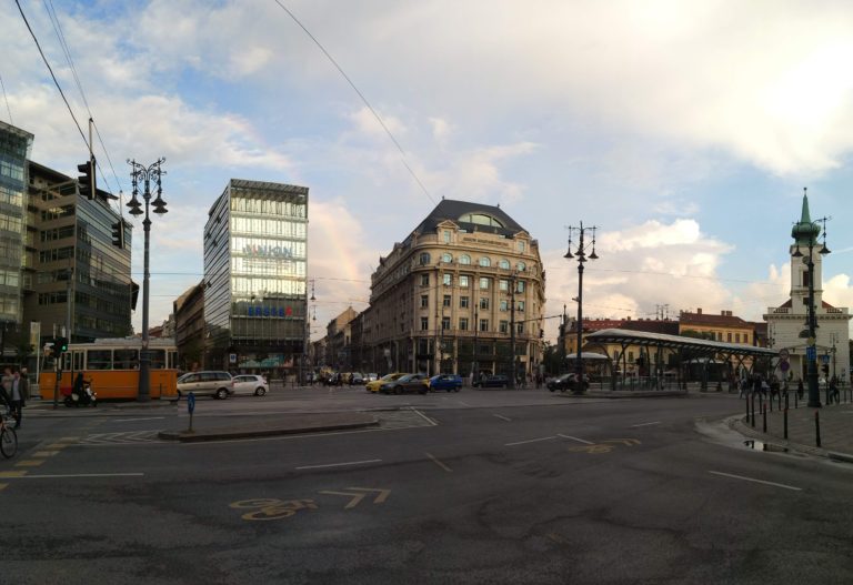 Kalvin square in Budapest