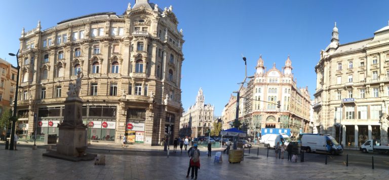 The Ferenciek square in Budapest