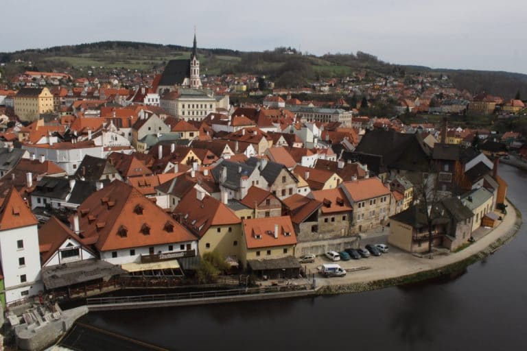The beautiful city of Cesky Krumlov